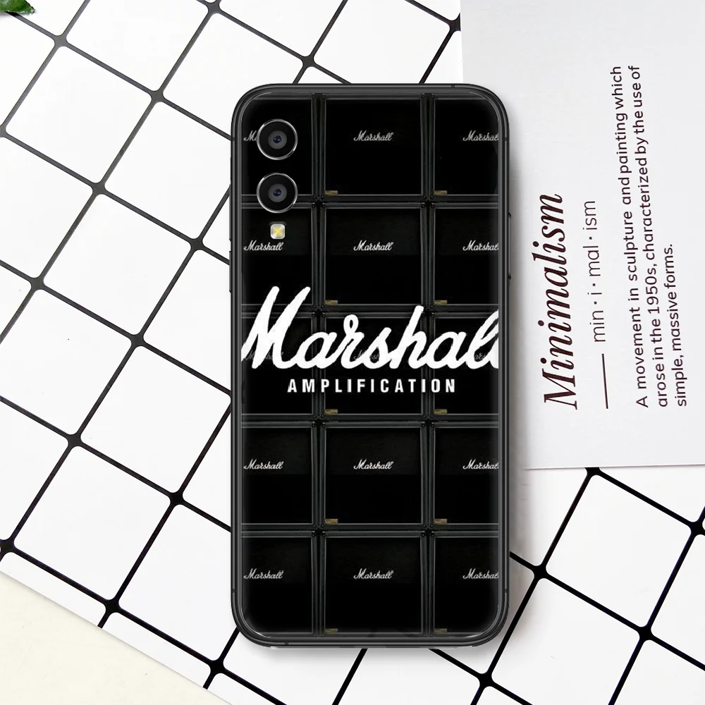

Marshall Speaker Phone Case Cover Hull For HUAWEI Honor 6A 7A 8 8A 8S 8x 9 9x 9A 9C 10 10i 20 Lite Pro black Back Soft Funda Tpu