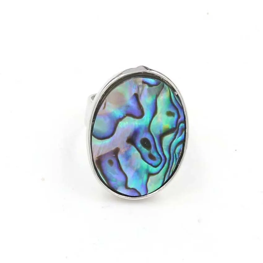 FYJS уникальное кольцо посеребренное обручальное ювелирное изделие овальной