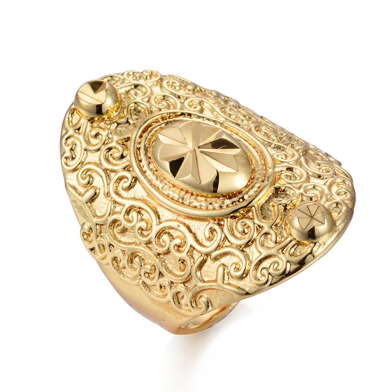 Женское кольцо в арабском стиле 24 к|Кольца| |