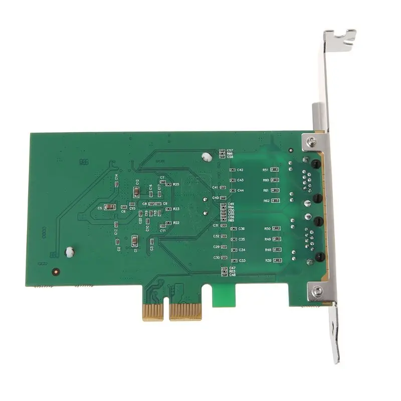 83XC PCI-Express два порта 10/100 Мбит/с гигабитная Ethernet-карта адаптер сервера NIC контроллер