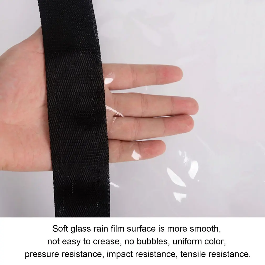 

Frost Proof Clear Tarpaulin Heavy Duty Waterproof PVC Tarp Cover Sheet Plastic Film Antifreeze Insulation Tarpaulin