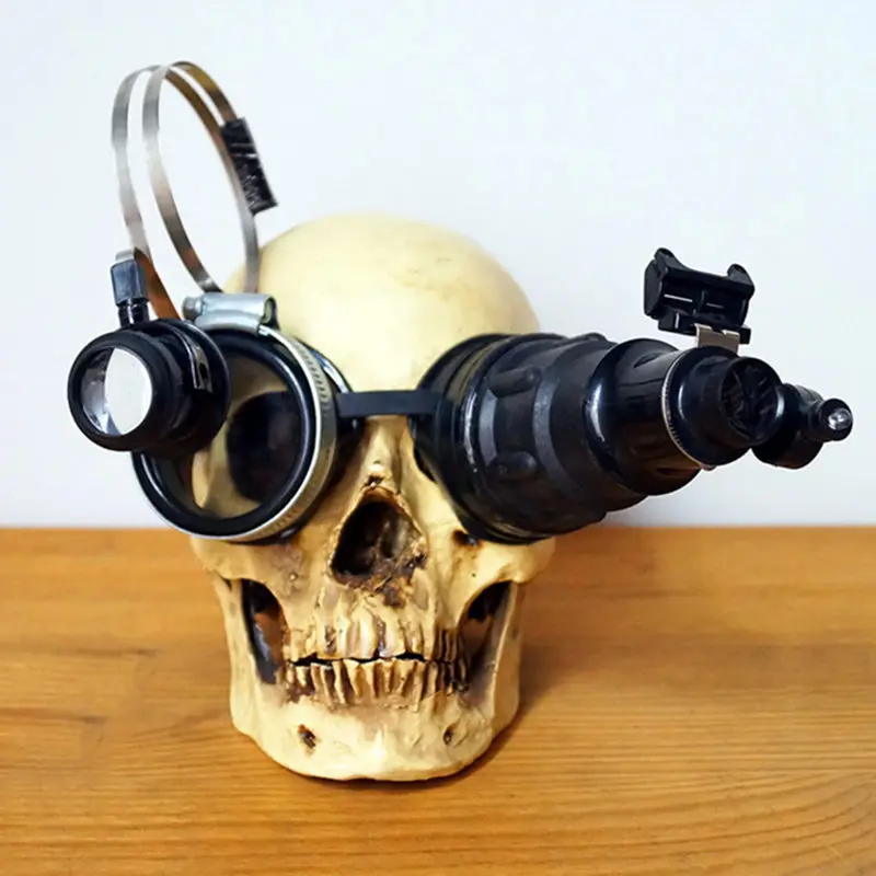 Ретро стимпанк панк металлические очки с заклепками ручной работы старинный