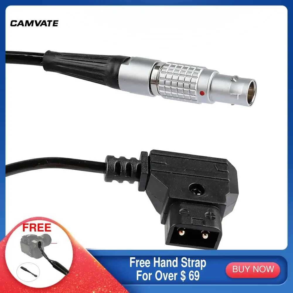 CAMVATE вилка D Tap с LEMO FGG 0B 2 Pin типа папа спиральный Мощность кабель для Teradek Paralinx Cinegears