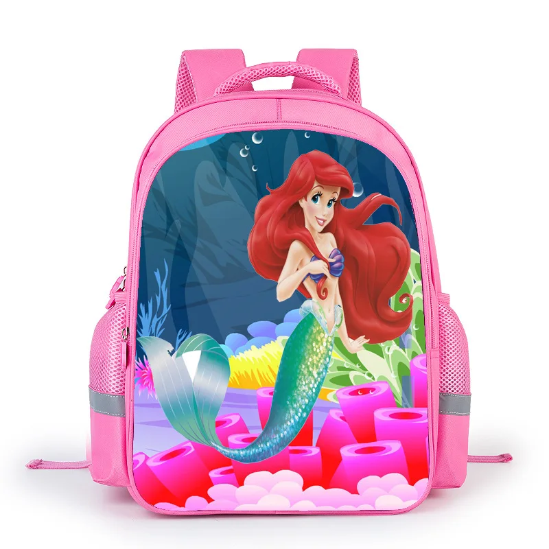 Дисней 16 дюймов Русалочка Ариэль Рюкзак принцесса Дети Школьная Сумка сказка