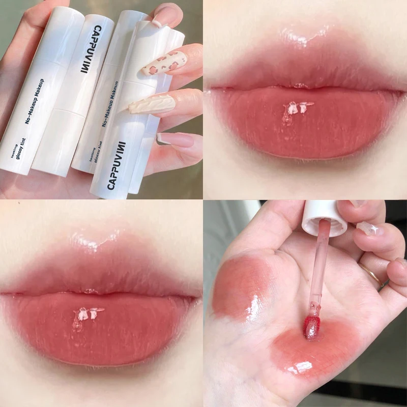 Блеск для губ зеркальный 6 цветов очаровательный стойкий не липкий выцветает