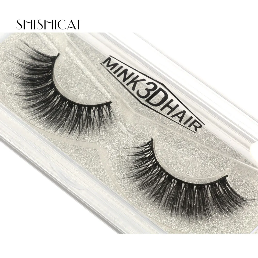 Норковые ресницы 3D норковые Толстые Накладные ручной работы безжалостные
