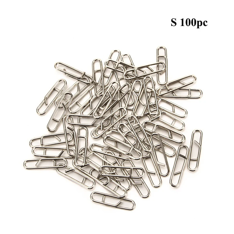 100 шт./50 шт. рыболовные снасти Быстросменные зажимы для свинцовых звеньев мощная
