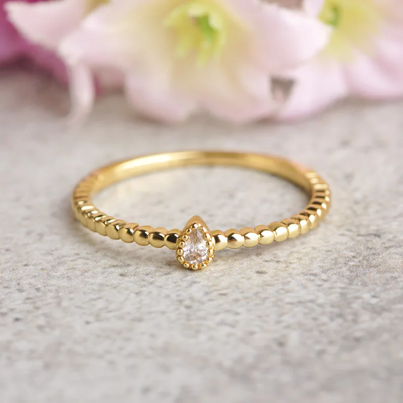 MECHOSEN сверкающие тонкие кольца с фианитом AAA для свадьбы помолвки золотого цвета