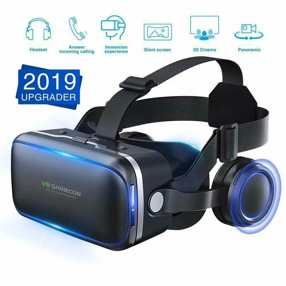 3D очки виртуальной реальности Гарнитура VR коробка стерео Google шлем для 4 7 6 дюймов
