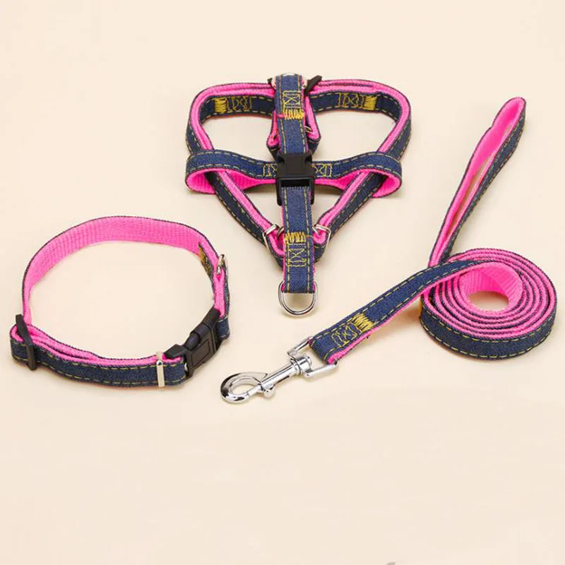 Регулируемый поводок для собаки и собак ошейник щенков тренировок на открытом
