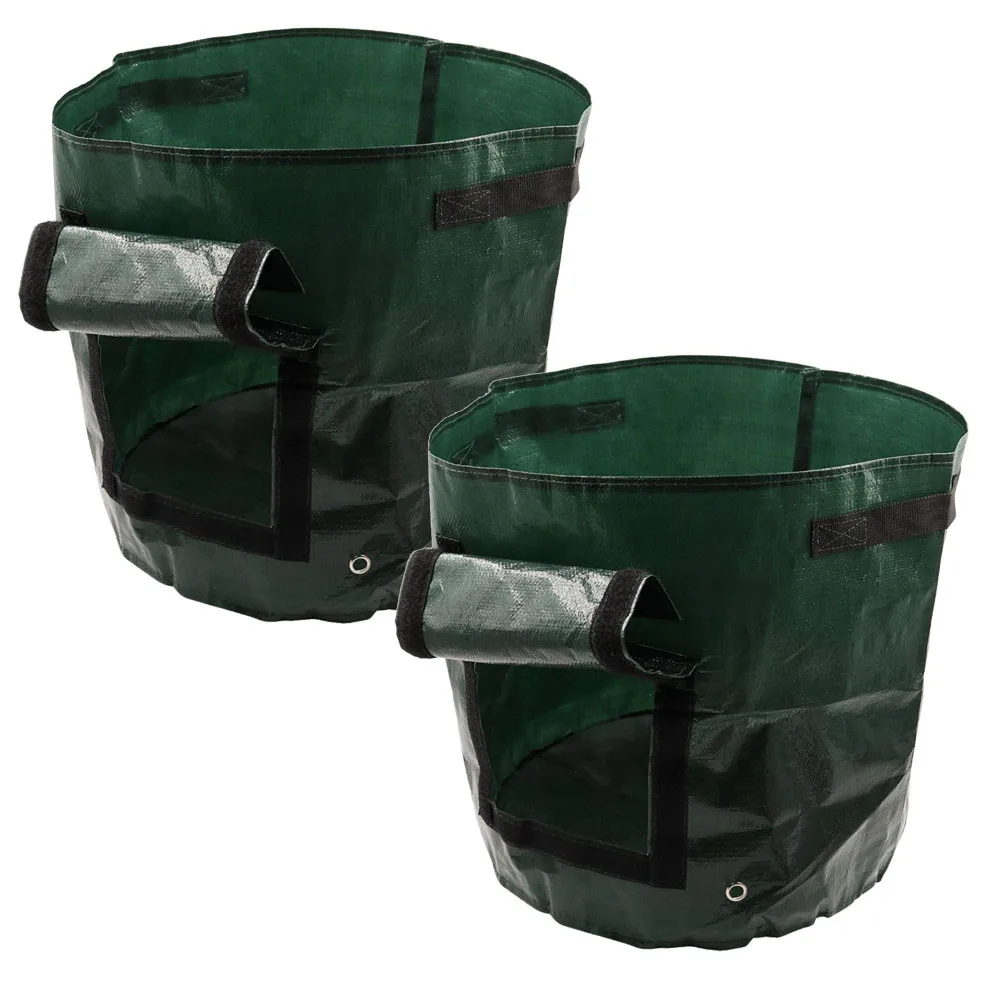 

2PCS Grow Container Bag DIY Planter PE Cloth Planting Vegetable Potato Thicken Vegetable Pot Planting Grow Bag Garden supplies