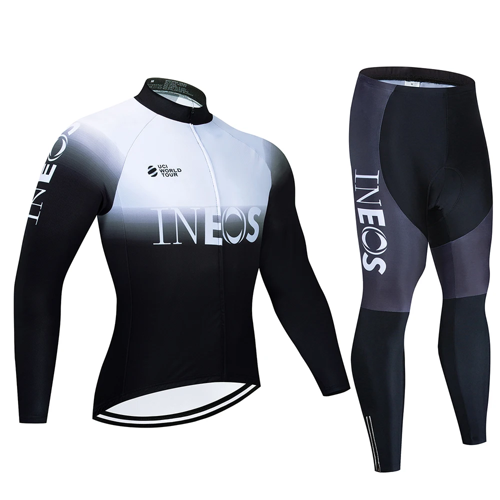 Long sleeve suit Мужская велосипедная майка, летний комплект с коротким рукавом, Майо, шорты на лямках, велосипедная спортивная одежда, рубашка, костюм - Цвет: Long sleeve suit