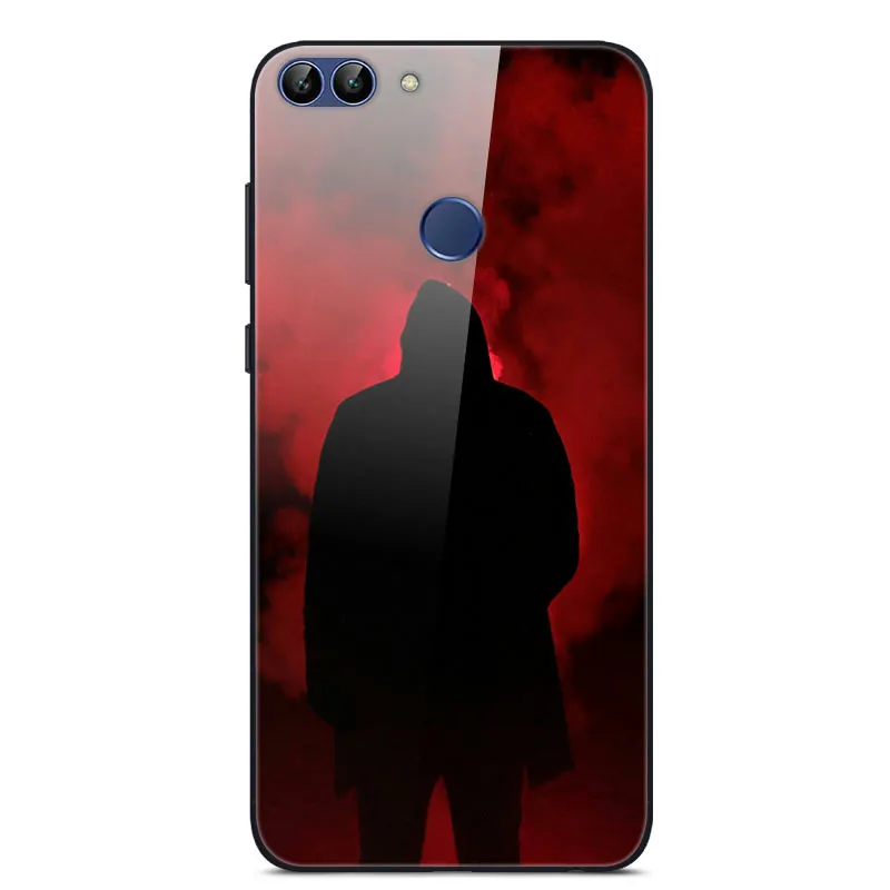 41 Для huawei P Smart Enjoy 7S чехол из закаленного стекла с изображением планеты космос, стеклянный чехол-накладка для huawei P Smart Coque Shell PSmart - Цвет: 41