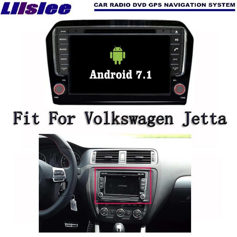 Liislee Android 7 1 2G RAM для Volkswagen Jetta автомобильное радио Аудио Видео Мультимедиа DVD плеер