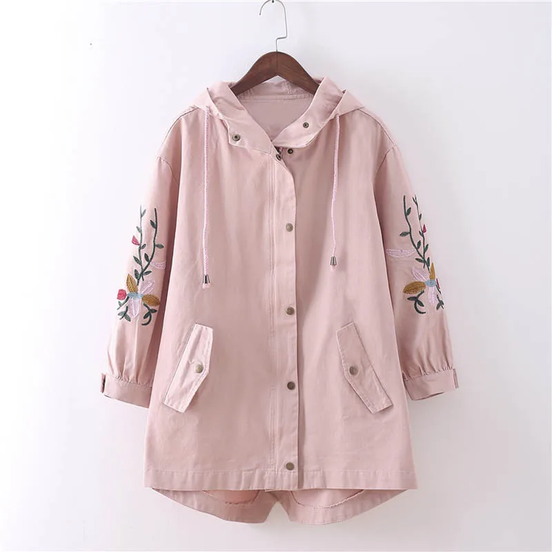 Женский тренчкот с обхватом груди черный розовый коричневый размером 136 см