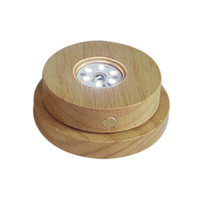 USB Творческий 3D хрустальный шар ночной Светильник прикроватный светильник из