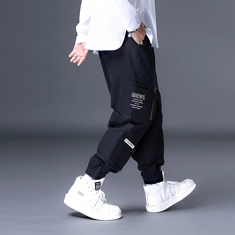 

Plus 7XL 6XL 5XL Men's Cargo Pants Joggers Pant For Man Casual Cargo Pants Men Streetwear Loose Man Trouser Trendy Sweatpants
