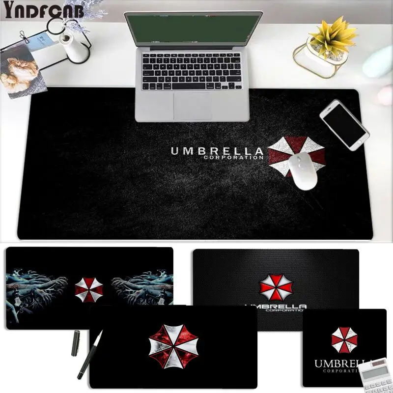 

Игровой коврик для мыши YNDFCNB Umbrella из натурального каучука, Настольный коврик, размер для игр Cs Go LOL, ПК, компьютера, ноутбука
