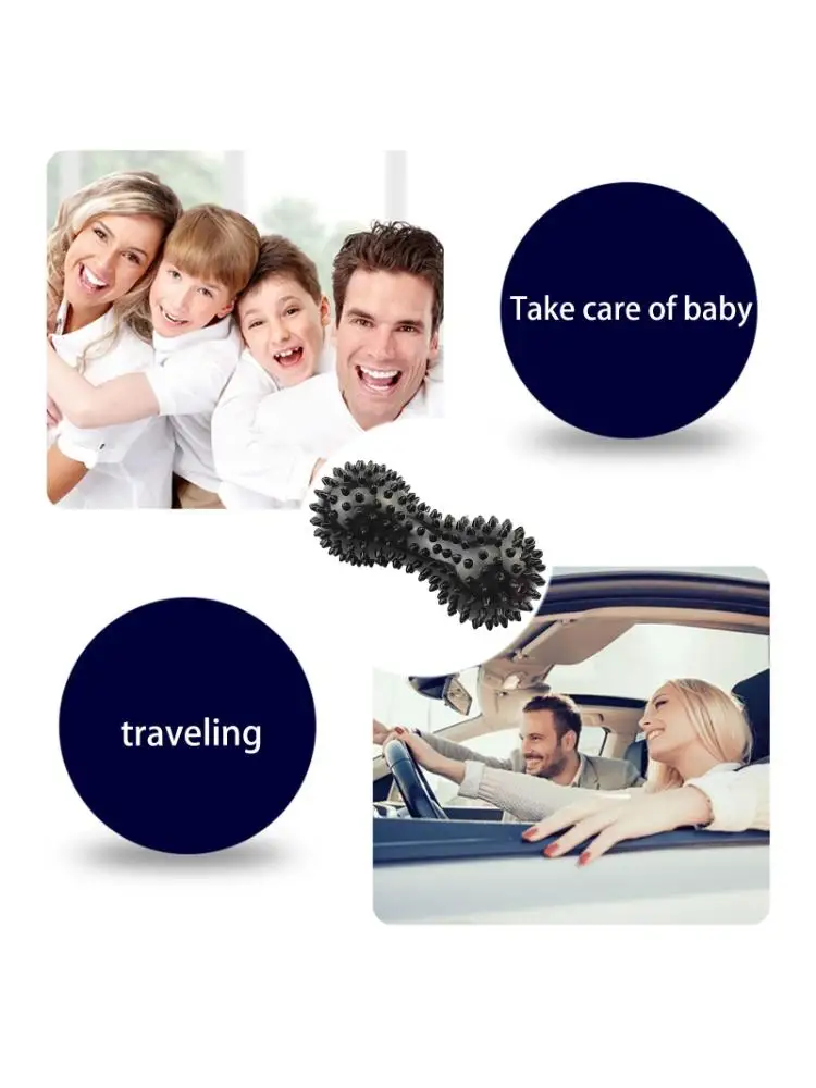 

Peanut Shape PVC Yoga Fitness Massage Ball Muscle Relax Body Hand Foot Massager U2JD