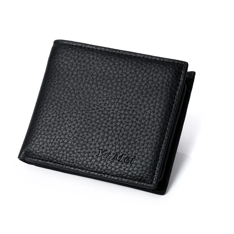 

Men's Purse Leather Men's Wallet Short Wallet Business Horizontal Multifunctional Wallet Card Bag