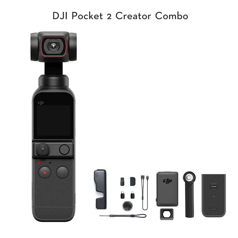 DJI карман 2 Ручной карданный подвес 64MP изображения камера ActiveTrack 3 0 Оригинальный