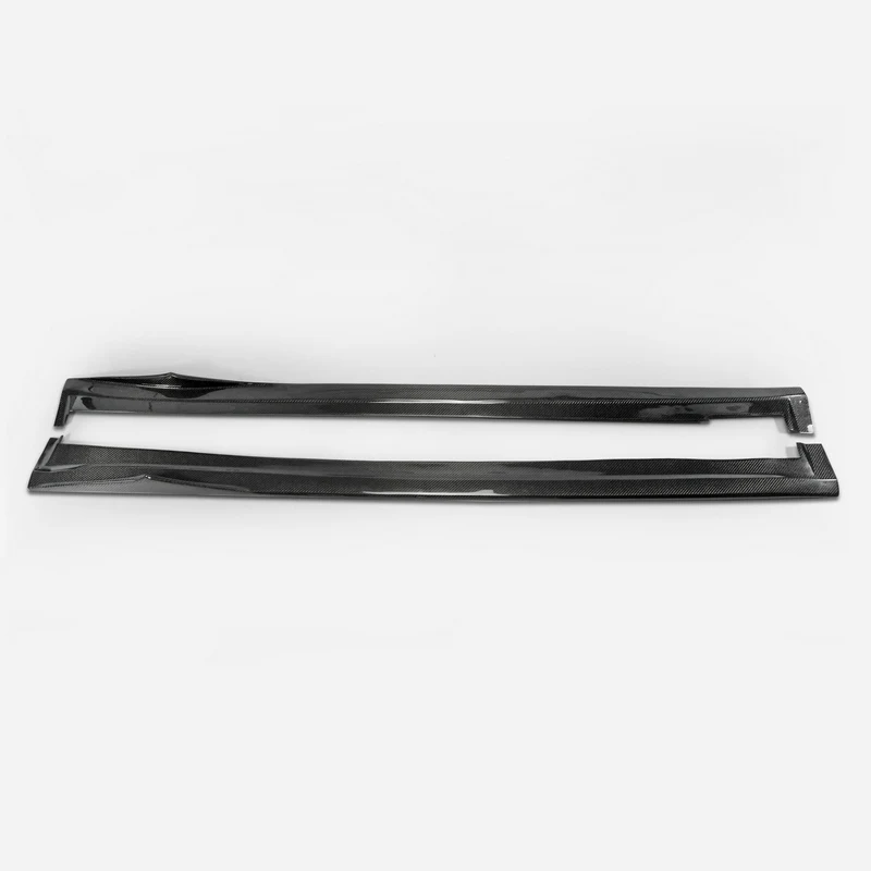 

For Hyundai 15 Genesis Sedan DH G80 G-Style Carbon Fiber Side Skirt Extension Glossy Finish Door Step Cover Tuning Drift Kit