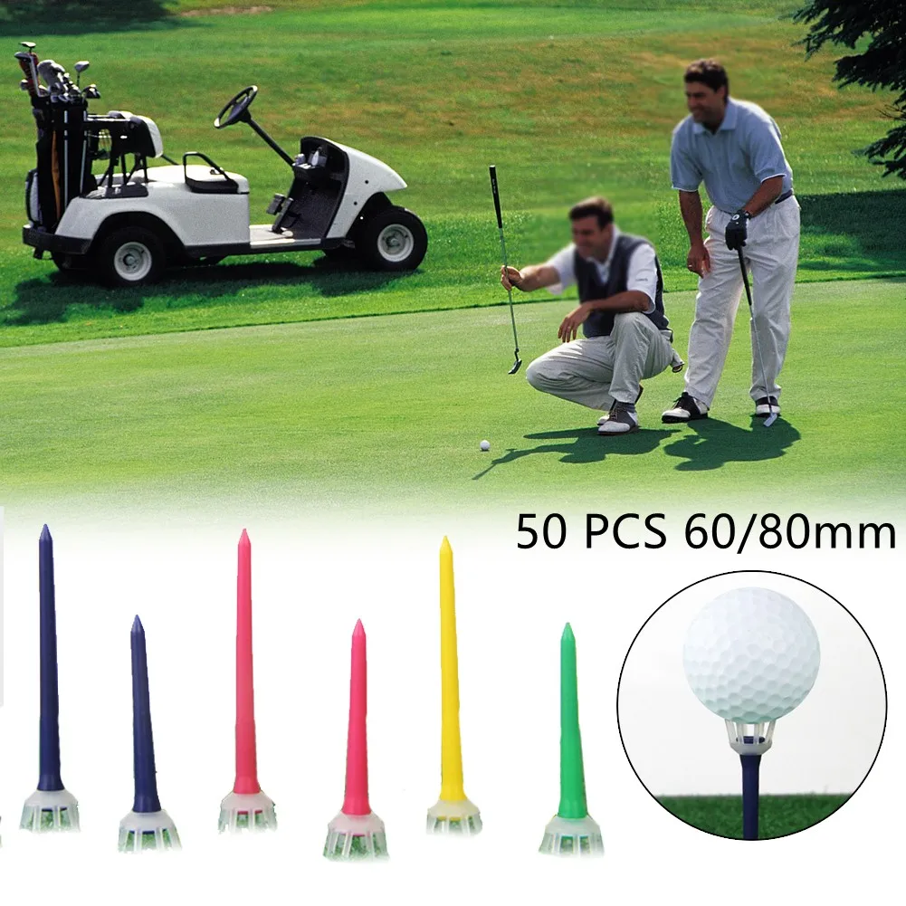 

50pcs Soft glue Low resistance Multi Color Golf tack for all kinds of pads Golf Accessories