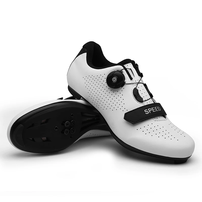 Online Sepatu Bersepeda MTB Gaya Baru 2021 Sepatu Bersepeda Balap Jalanan Bersirkulasi Sepatu Sneakers Sepeda Profesional Mengunci Sendiri Sepatu Olahraga