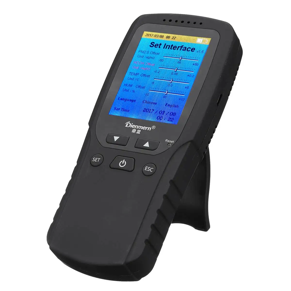

Digital Formaldehyde Sensor Meter Gas Detector Air Quality Monitor TVOC PM2.5 Analyzers