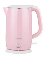 pink electric water kettles thermal insulation portable electric kettle kitchen appliances hervidor agua water kettles bg50wk