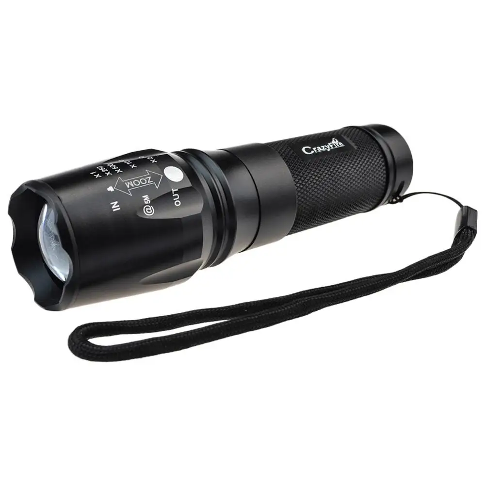 CrazyFire супер яркий фонарик для фар 3 режима масштабируемый головной кемпинга бега