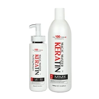 without formalin 1000ml magic master brazilian keratin hair treatment300ml purifying shampoo