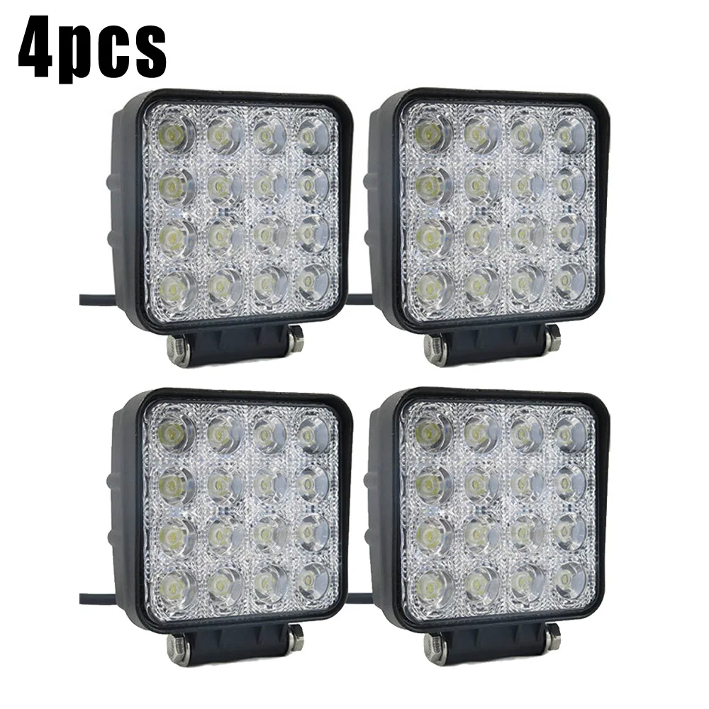 

IP67 Work Lights Replacement 10-30V DC 110x110x37mm Tools 3520LM Aluminum alloy
