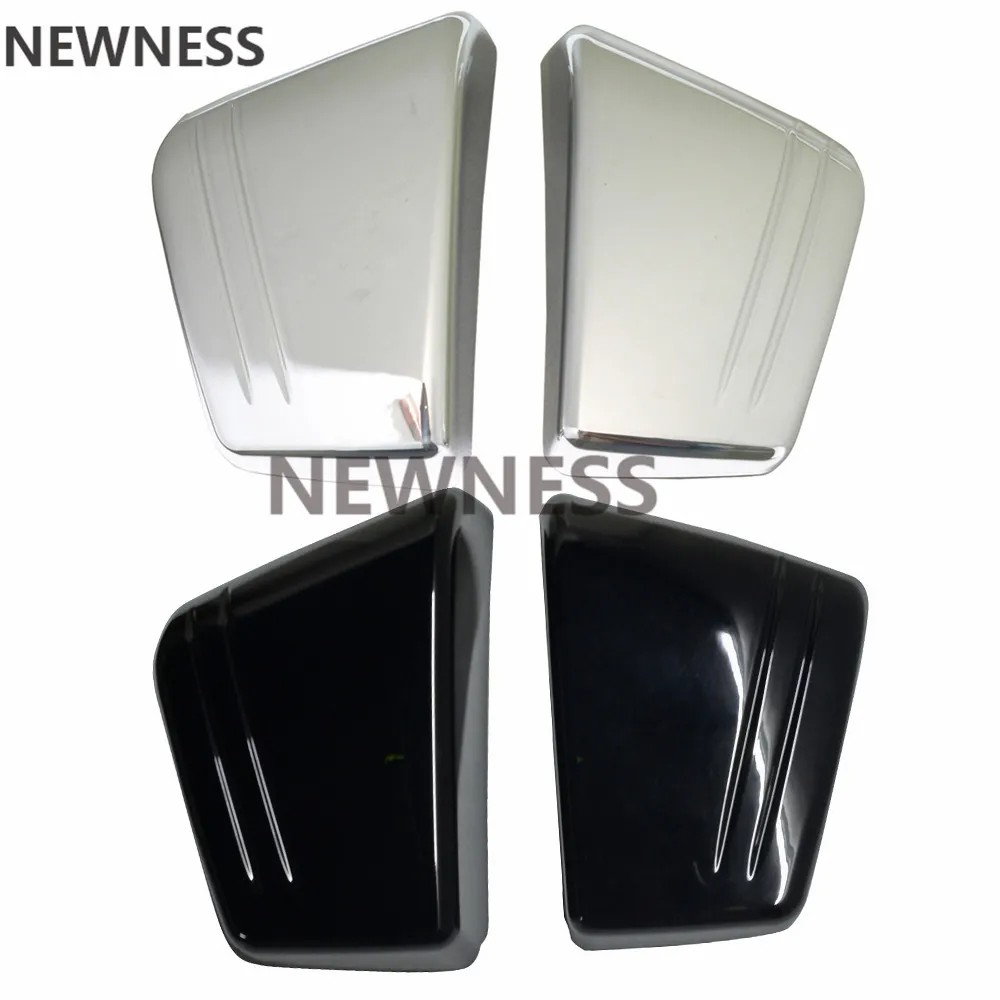 Мотоциклетная черная/хромированная обтекательная батарея боковая крышка для Honda