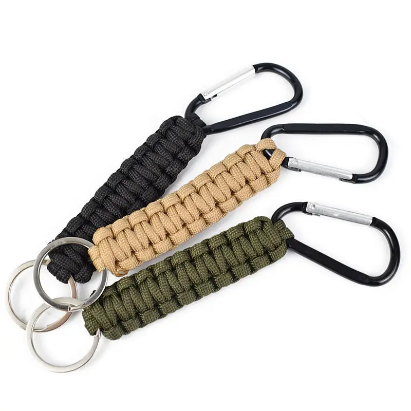 

Походный брелок для альпинизма кольцо для кемпинга выживания быстрая подвесная Пряжка семь ядер Зонт веревка плетеный карабин для альпини...