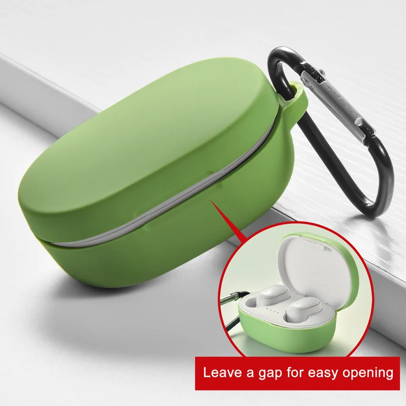 Green Case TWS беспроводные наушники Bluetooth 5,0 стерео наушники с защитным чехлом с зарядным устройством mi c PK mi Redmi Airdots - Цвет: Green Case