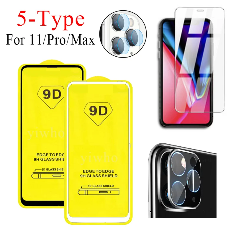 Защитное стекло 9D для Apple IPhone 11 Pro Max защитное пленка объектива камеры закаленное