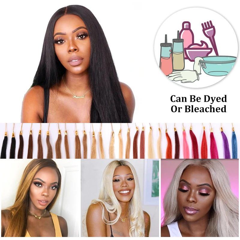 Addbeauty прямые пряди для волос 8 " 30" бразильские виргинские волосы Pro.