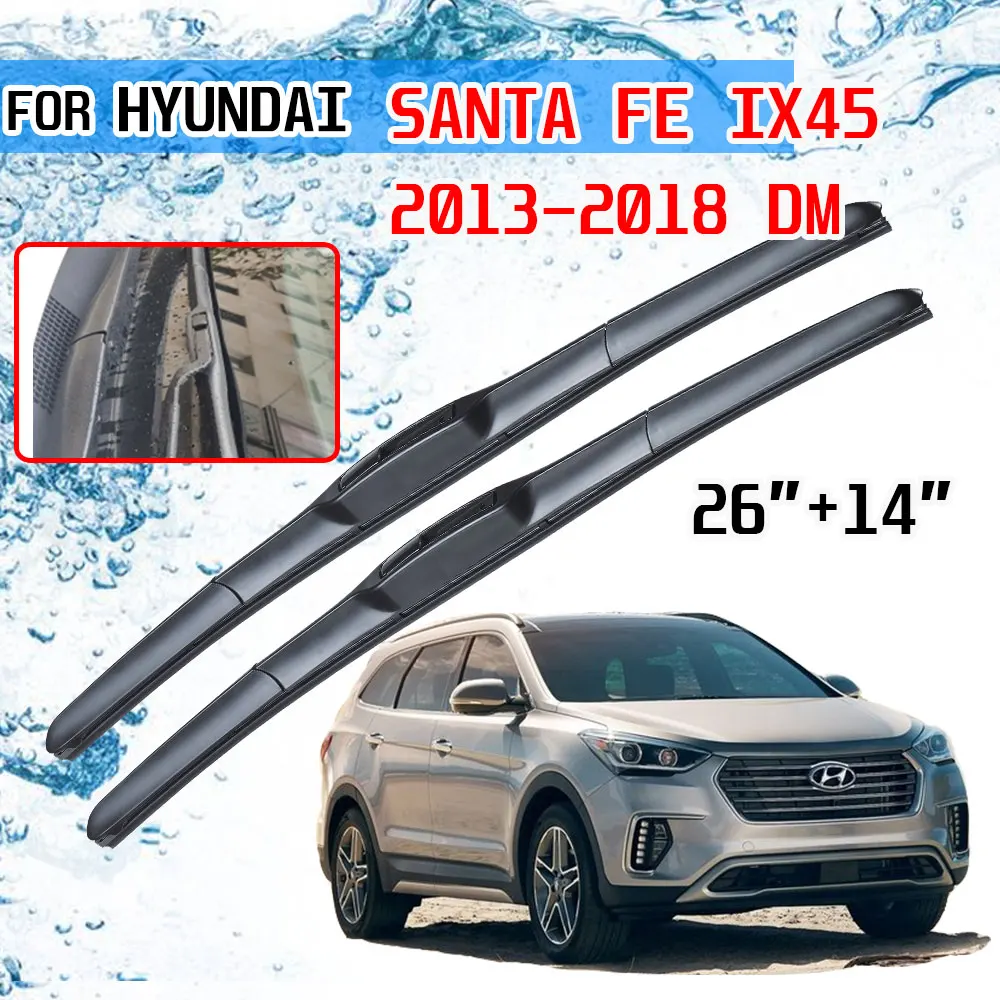 Щетки стеклоочистителя для автомобиля Hyundai Santa Fe IX45 2013 2014 2015 2016 2017 2018 DM аксессуары U