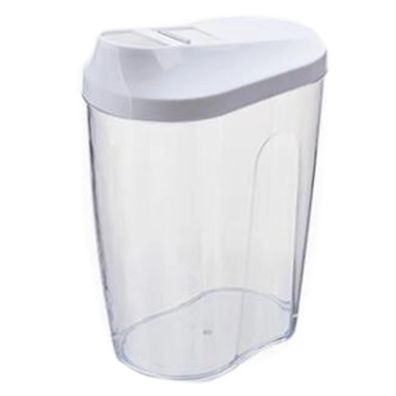 Household with Lid Laundry Detergent Box Creative Transparent Container Storage Tank Laundry Powder Barrel