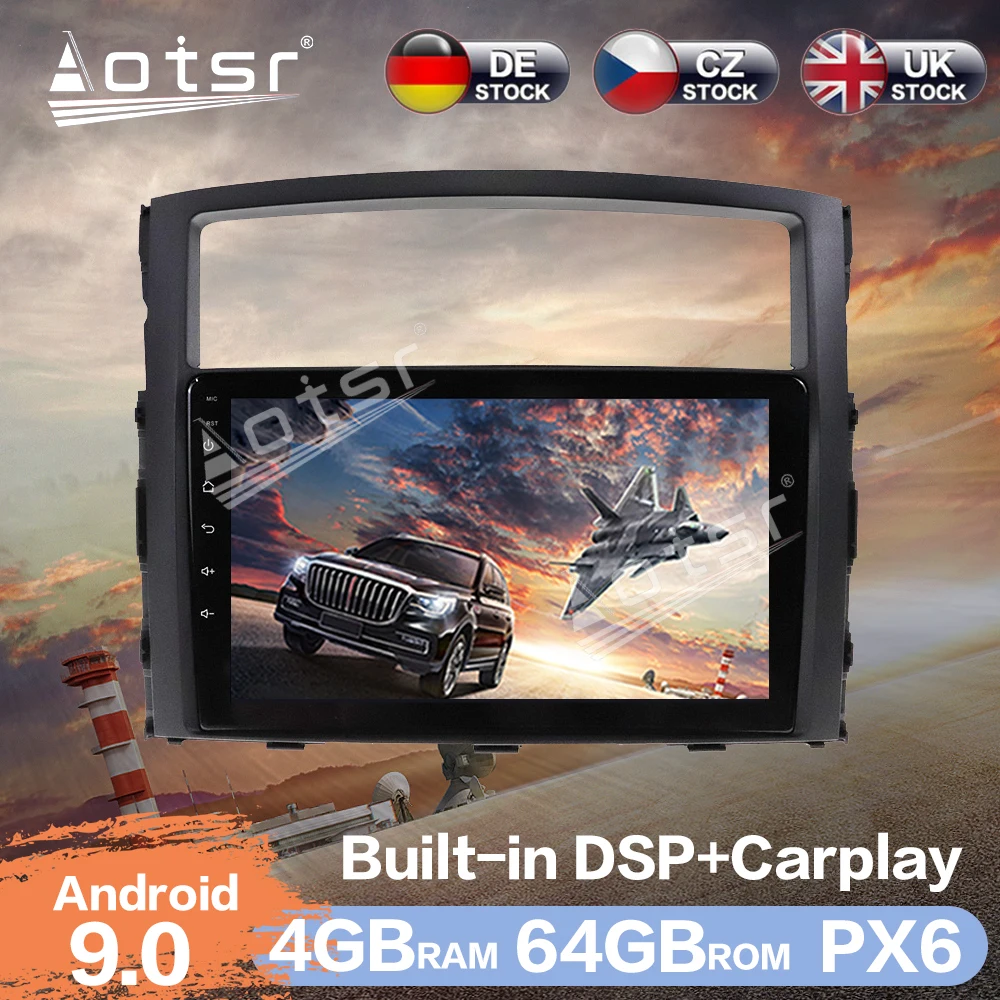 Aotsr 10 &quotAndroid 9 0 автомобильный радиоплеер GPS-навигация DSP стерео видео HD