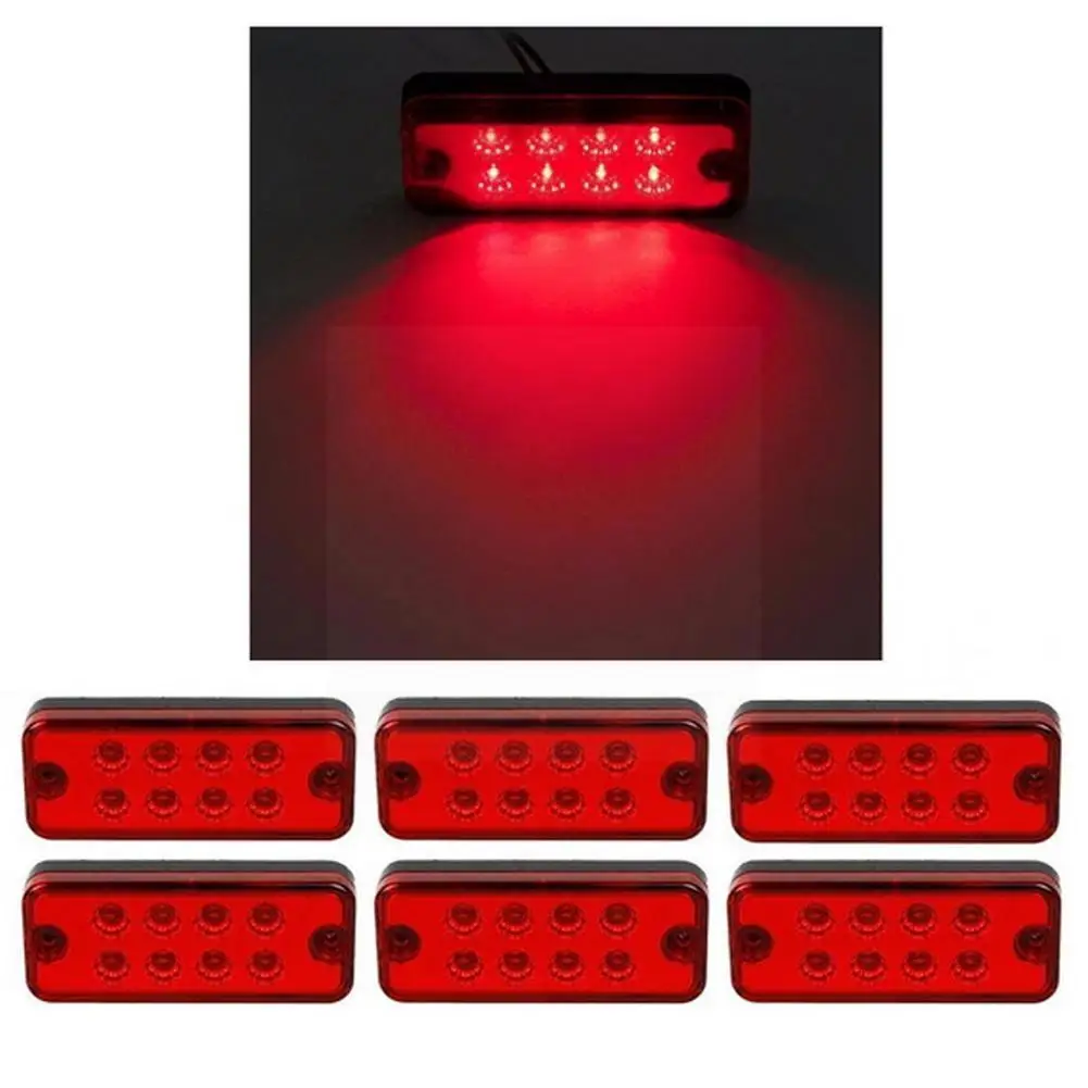 

Truck Lights 12-24v Marker Lights Trailer Caravan 8 LED Lights Truck Side Marker Light Trailer LED Light For Trucks F7B2