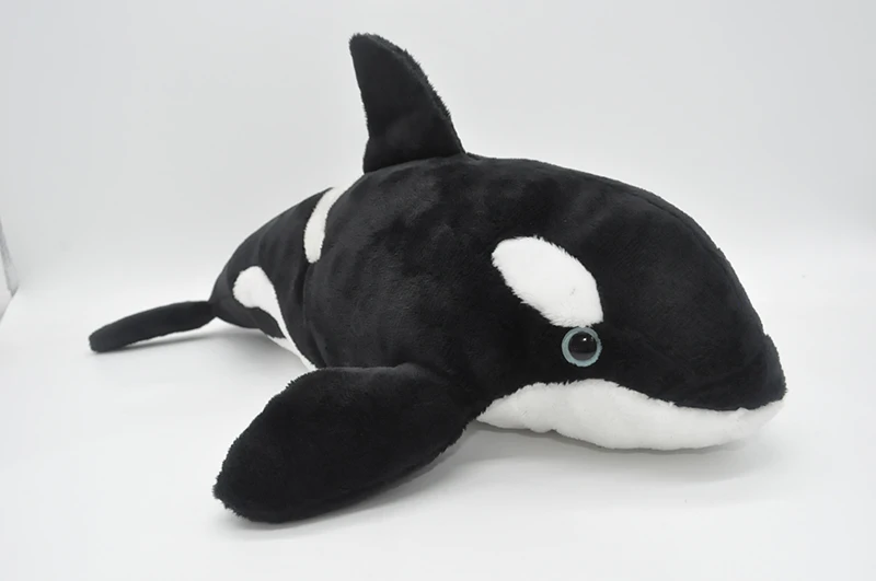 

Cute Killer Whale Orca Simulation Animal Lifelike Stuff Plush Toy Doll Children Christmas Gift 40cm