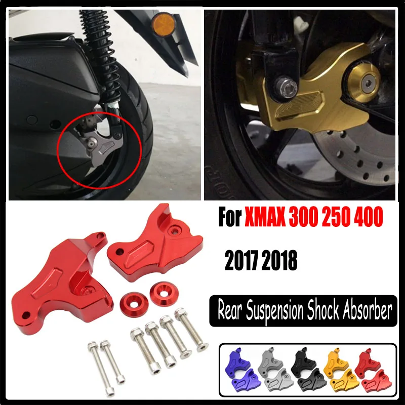 

For Yamaha XMAX X-MAX 250 300 400 Motorcycle Modified parts CNC Aluminum alloy rear suspension shock absorber adjust bracket