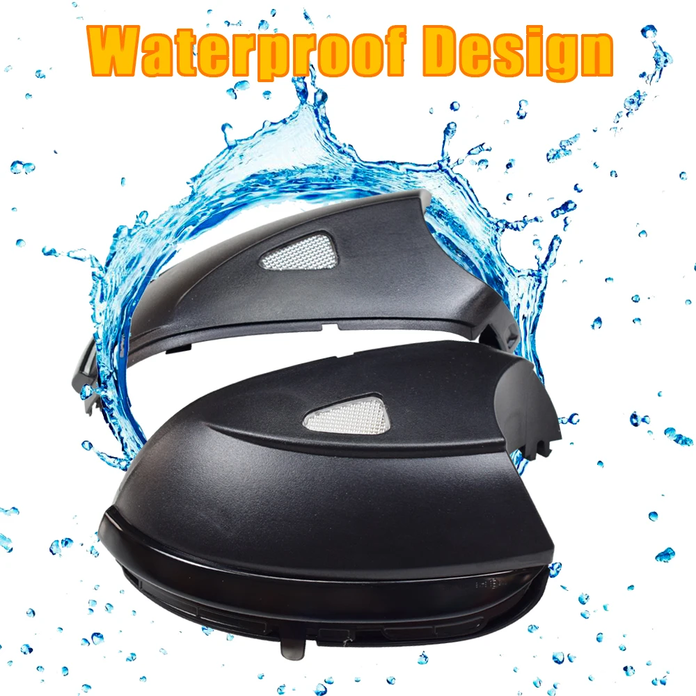 Светодиодный динамический поворотник с прокруткой боковое зеркальное мигающее