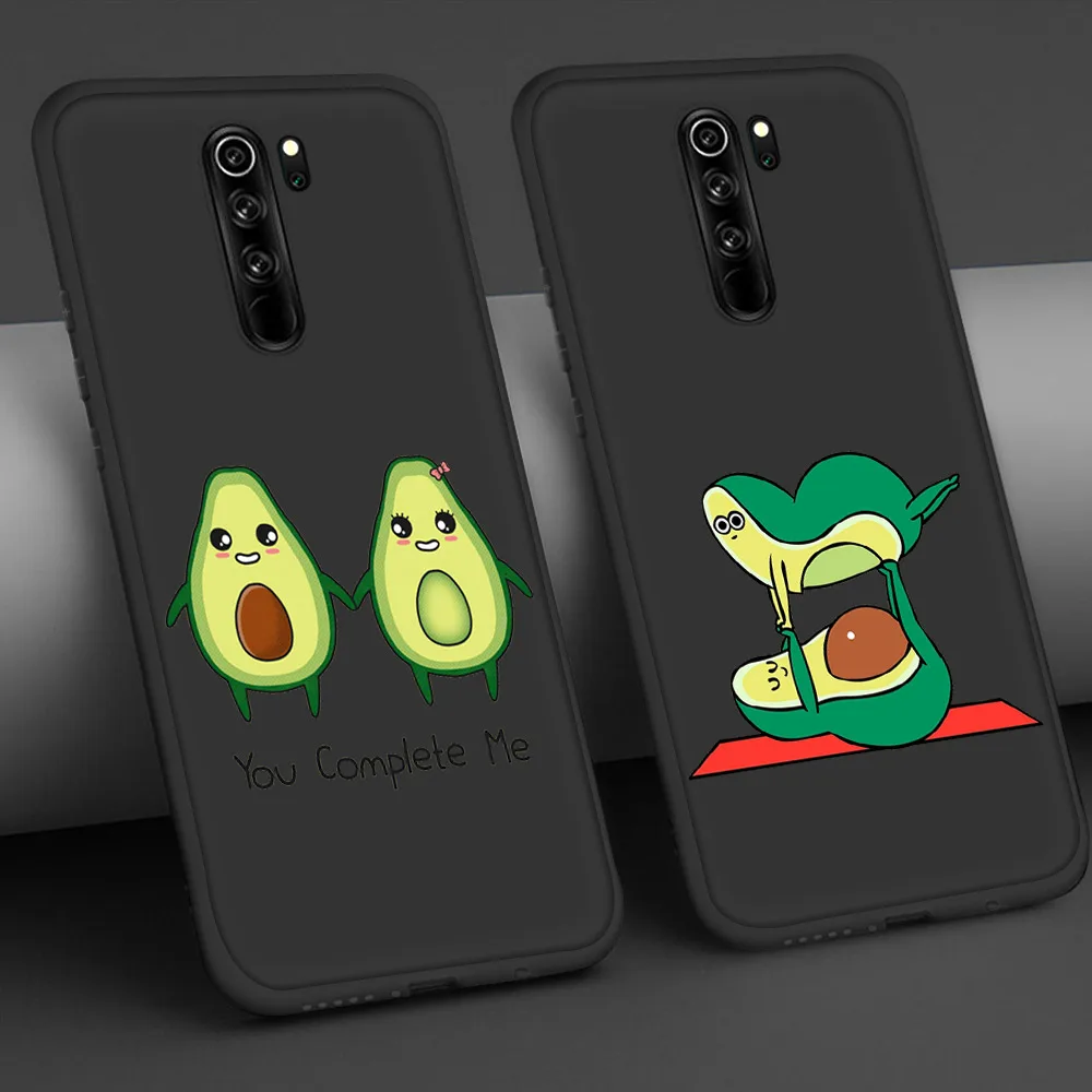 

Cute Avocado Case For Xiaomi Redmi Note 9 8 7 8A 7A 8T 6 Pro Mi 10 9 8 9T Pro SE A3 A2 Lite F1 Phone Cases Soft Cover Funda Capa