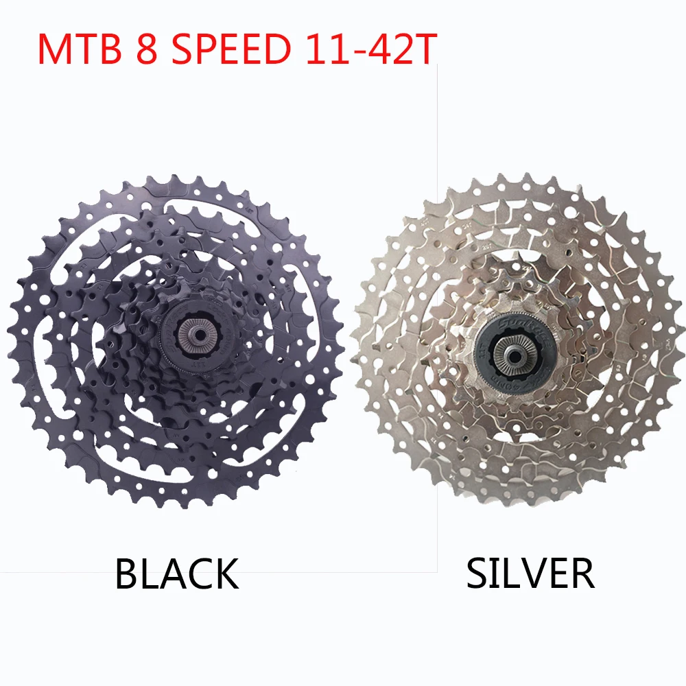 

SUNRACE MTB Flywheel 8 Speed Mountain Bike Bicycle Cassette 11-40T/11-42T
