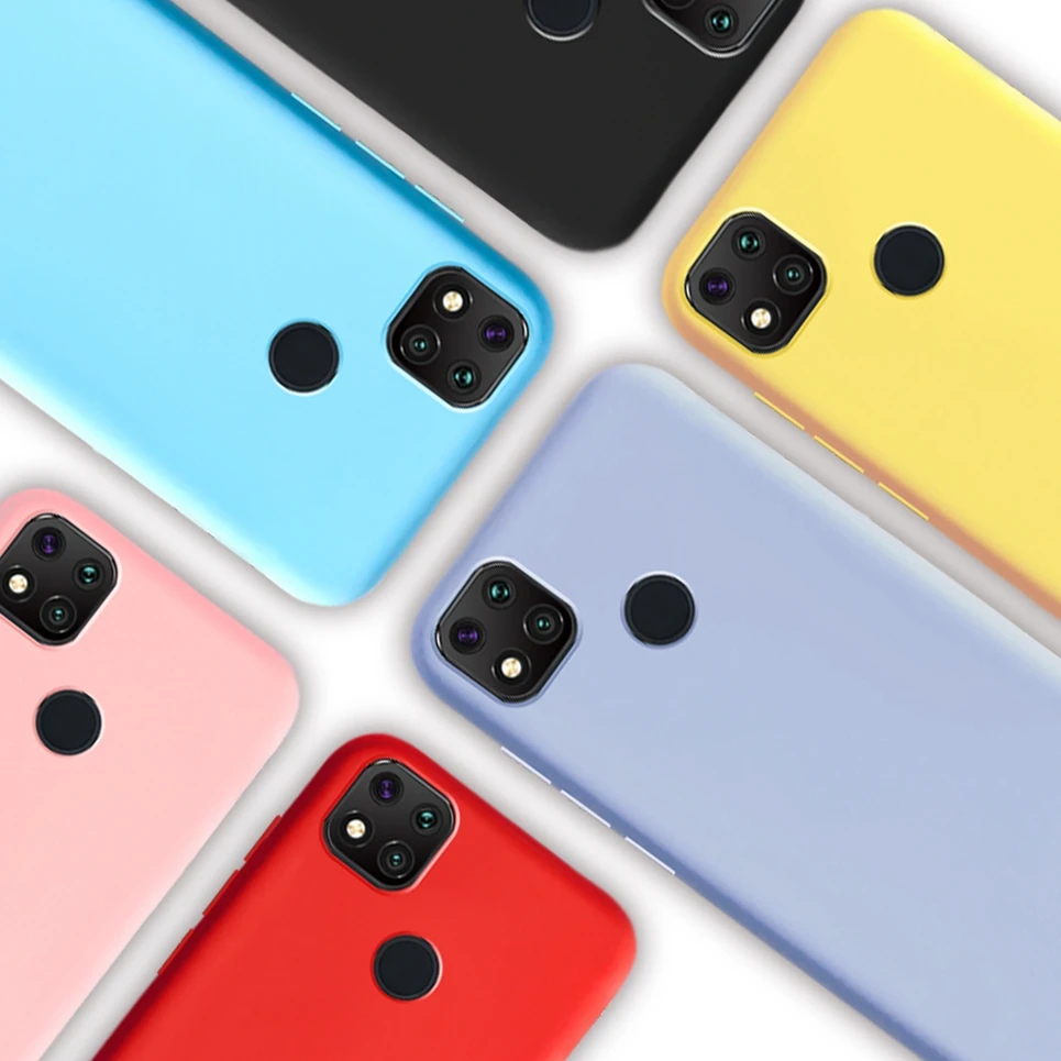 For Redmi 9C NFC 9 C Redmi9c Case Soft TPU Case For Xiaomi Redmi 9C Redmi9c NFC Candy Cover Coque For Redmi 9C 9 C NFC Shell