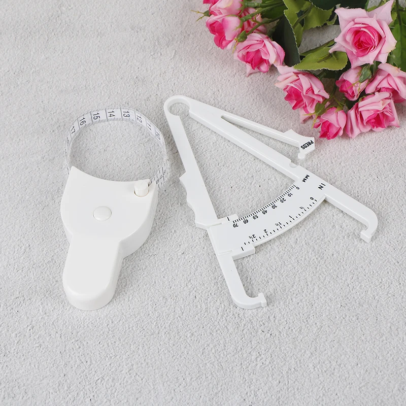 

White PVC Tape Measures Portable Retractable Ruler Children Height Ruler Centimeter Inch Roll Tape