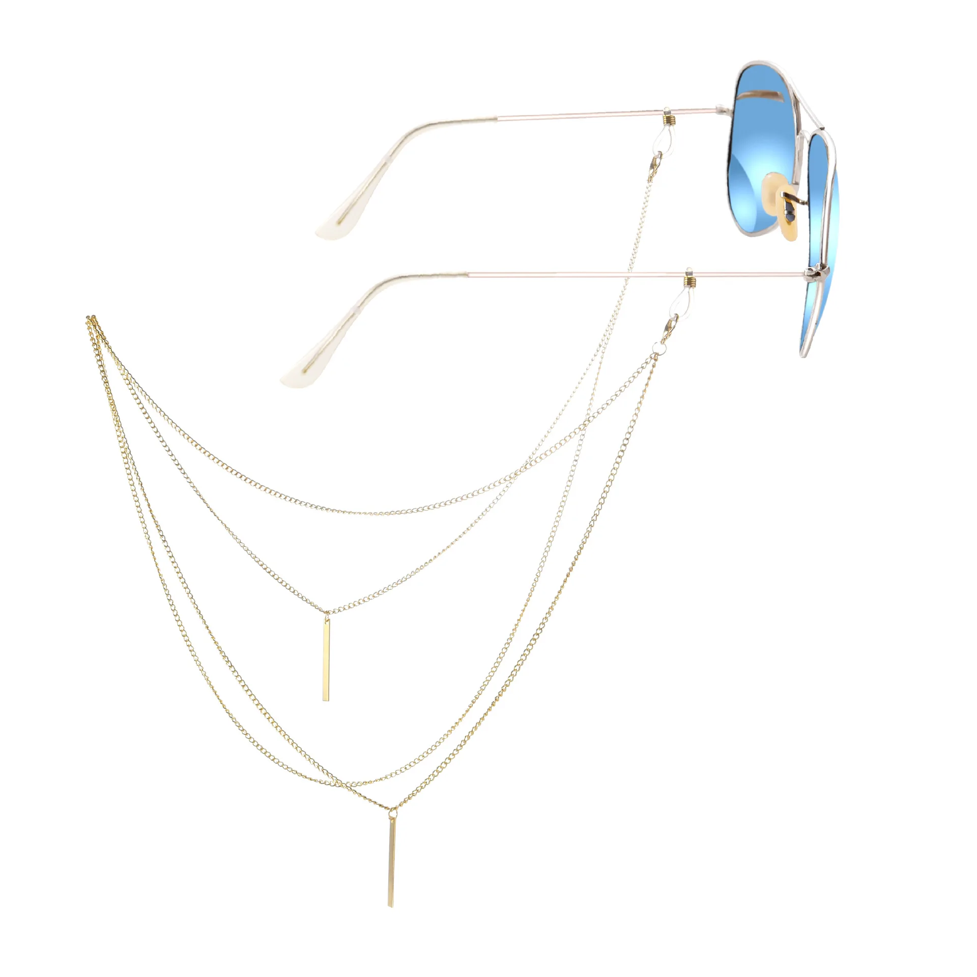 

Multilayer Pendant Sunglasses Chain INS Style Neck Lanyard Strap Cords Casual Reading Glasses Chain Body Chain Women Accessories